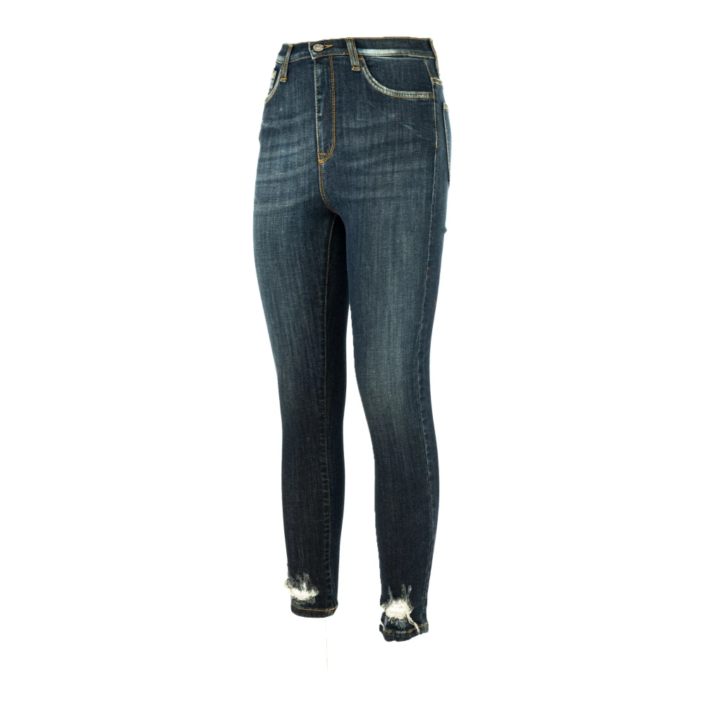 Manila Grace Gescheurde Jeans voor Vrouwen Blue Dames