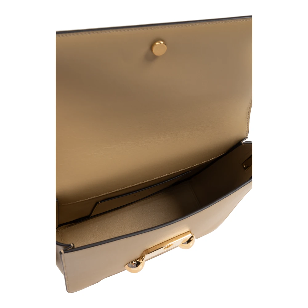 Marni Schoudertas Trunkaroo Medium Beige Dames