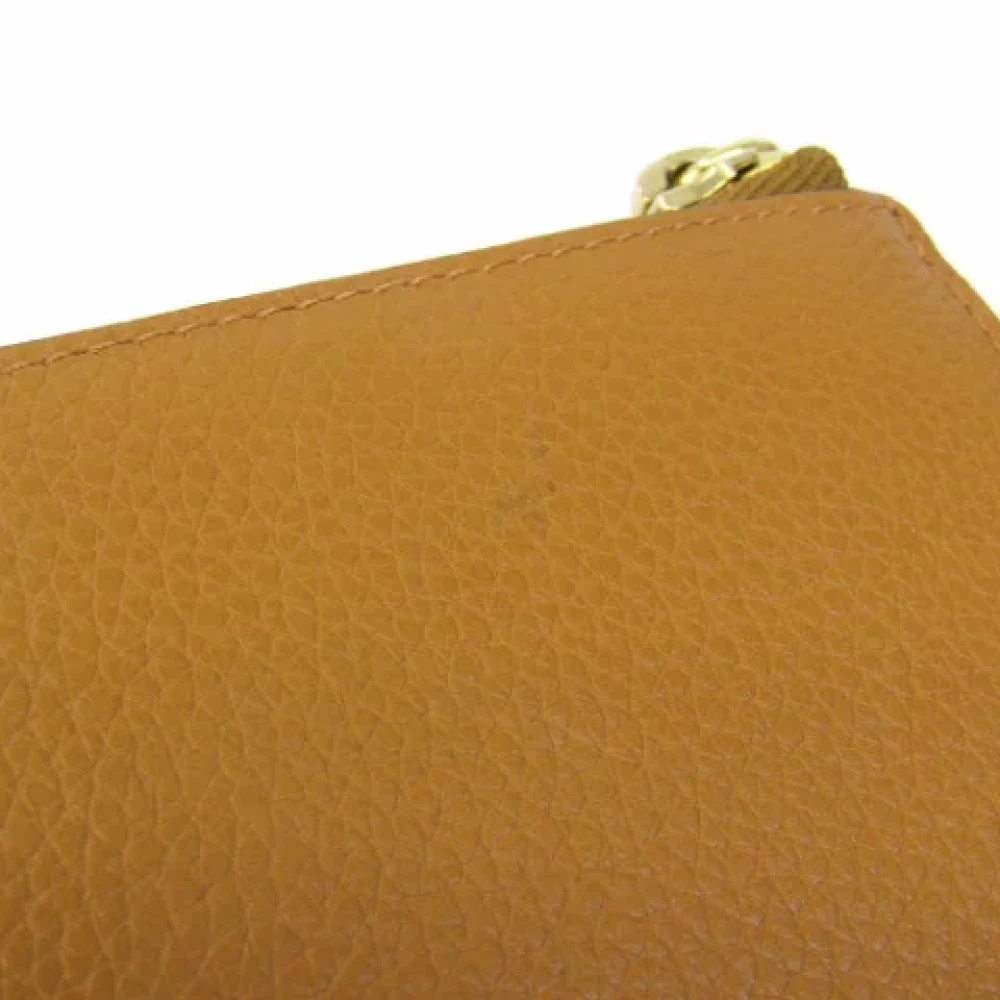 Chloé Pre-owned Leather clutches Brown Dames