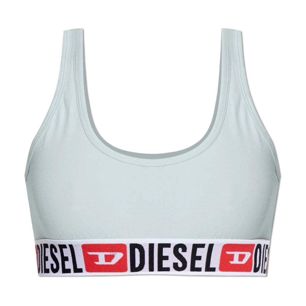 Diesel Vrouw Blauw Fitness Dames, L, Katoen, Ufsb-Oriba Bralette