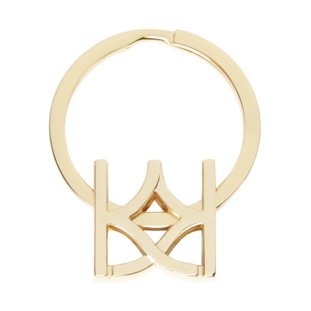 Kazar Guld monogram nyckelring Yellow, Dam