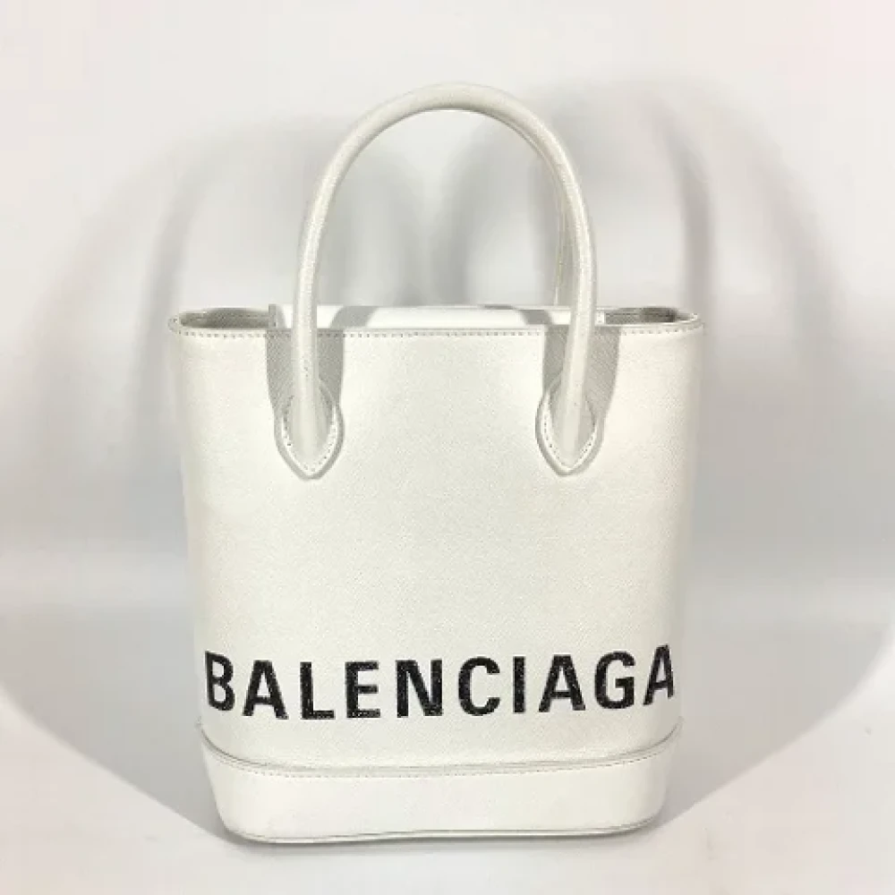 Balenciaga Vintage Pre-owned Leather balenciaga-bags White Dames