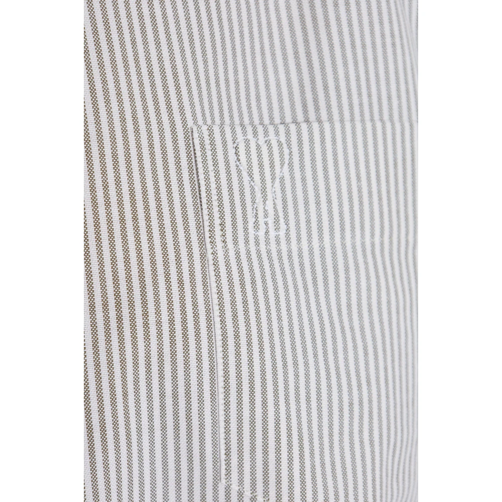Ami Paris Overhemd met streepmotief Gray Dames