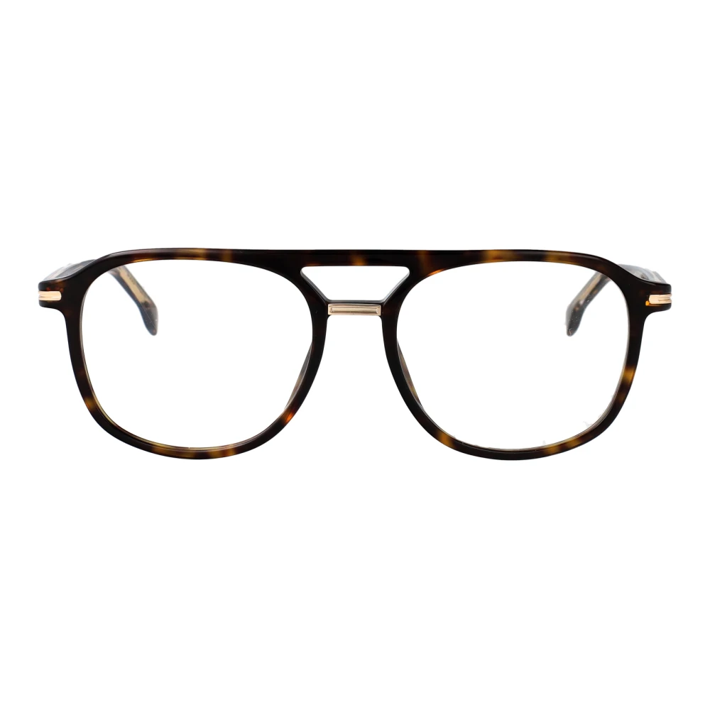 Hugo Men's Brown Glasses, 53 Mm, Stylish Optical Glasses Model 1755