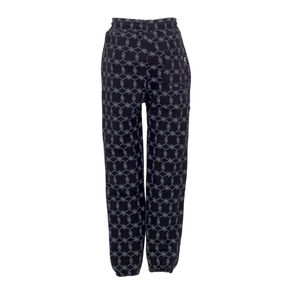 Dolly Noire Monogram Zwart Sweatpants Fleece Tracksuit Black Heren