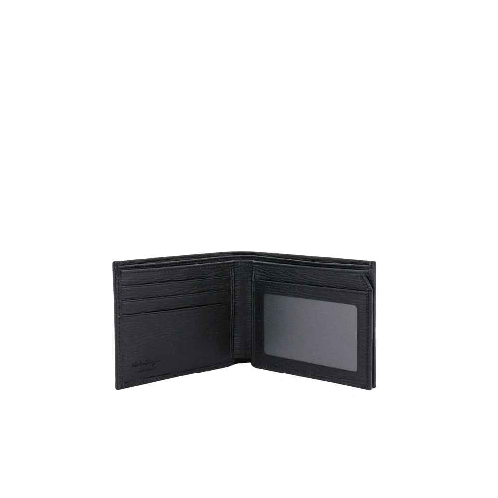 Salvatore Ferragamo Herenaccessoires Portemonnees Zwart Aw23 Black Heren