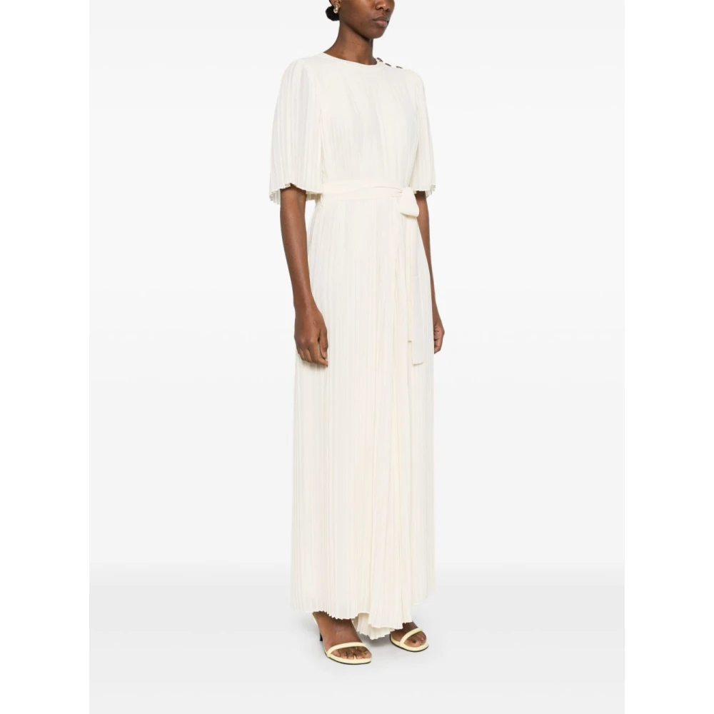 Twinset Crème Broek voor Vrouwen Beige Dames