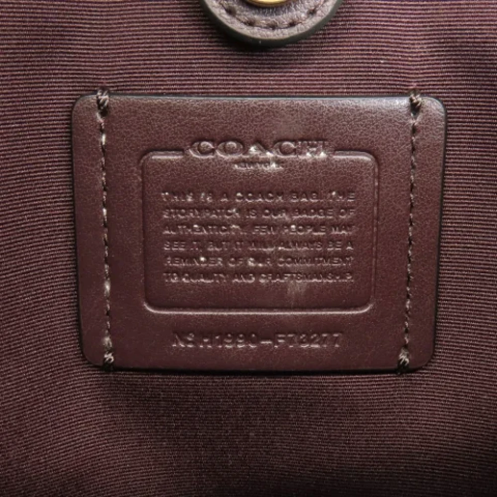 Coach Pre-owned Leather handbags Black Dames