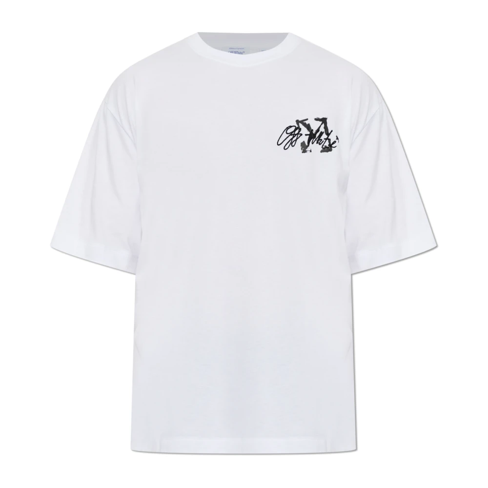 Off White Uomo Bianco Off Top, L, New,