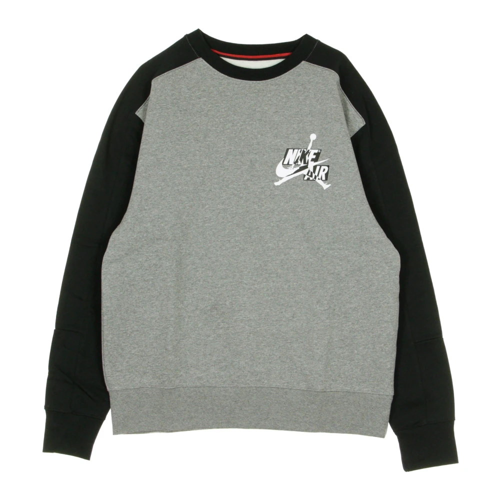 Jordan Klassieke Carbon Crewneck Sweatshirt in Zwart Multicolor Heren