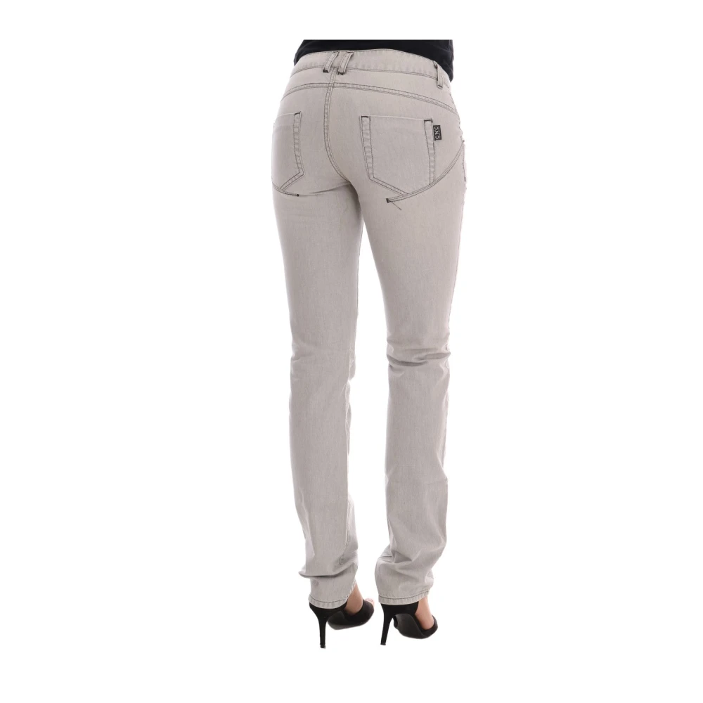 Costume National Grijze Super Slim Jeans Gray Heren
