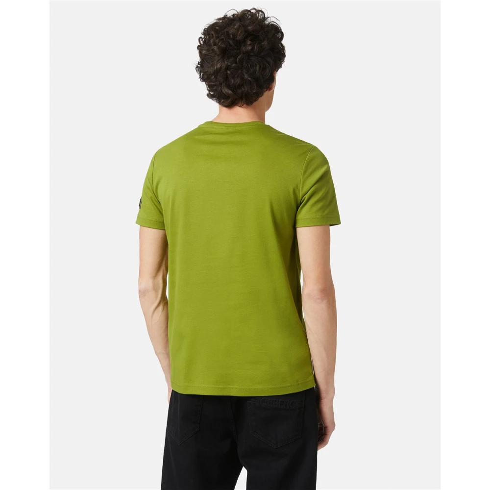 Iceberg Katoenen T-shirt met Yogi Bear Green Heren