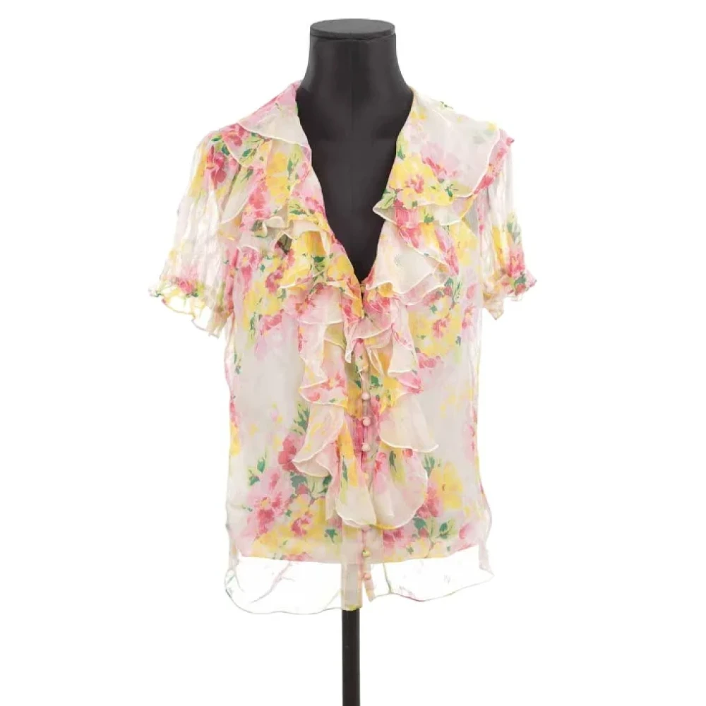 Ralph Lauren Pre-owned Silk tops Multicolor Dames