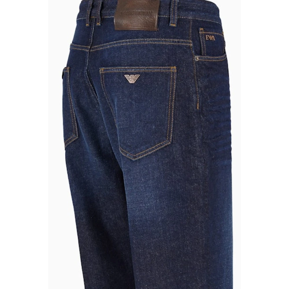 Emporio Armani Wijde pasvorm Jeans Blue Heren