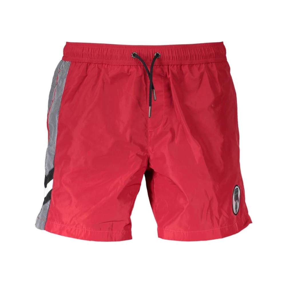 Karl Lagerfeld Men's Red Medium Sea Boxer