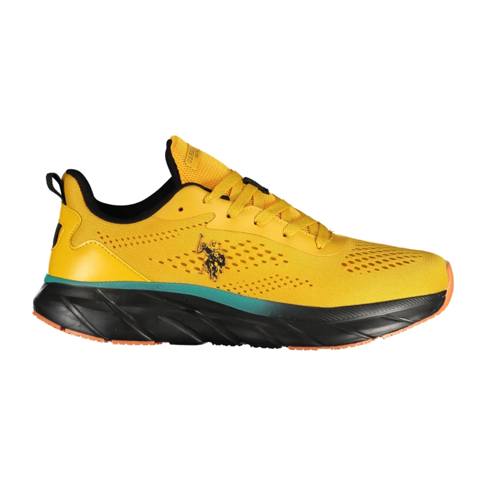 U.s. Polo Assn. Men's Yellow Sports Shoe With Laces - Sneakers - 9 Uk - Shoes