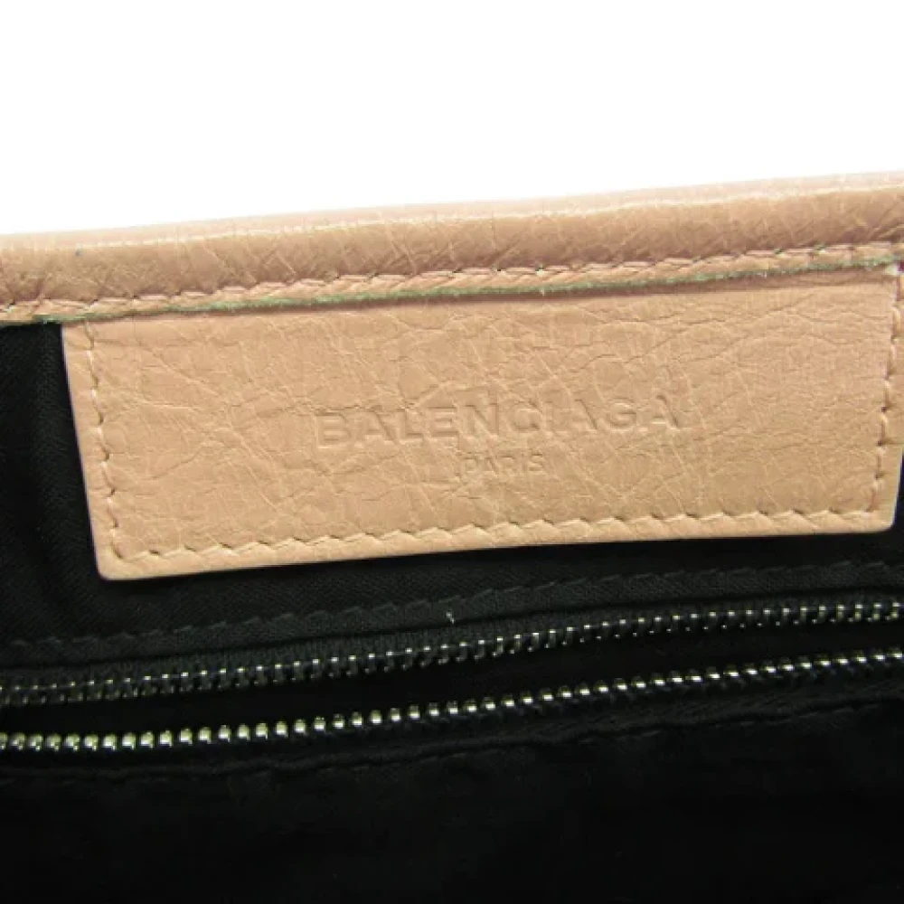 Balenciaga Vintage Tweedehands Roze Leren Balenciaga Cabas Pink Dames