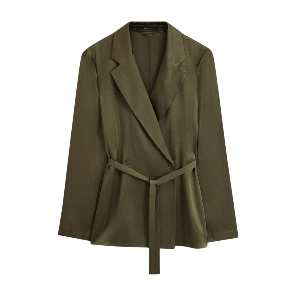 Joseph Zijden Satijnen Joubert Jas Avocado Green Dames