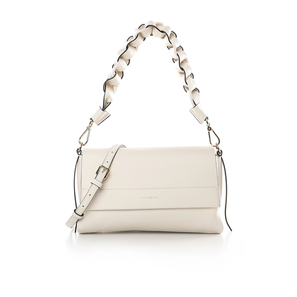 Coccinelle Women's White Shoulder Bags, One Size, Boheme Small