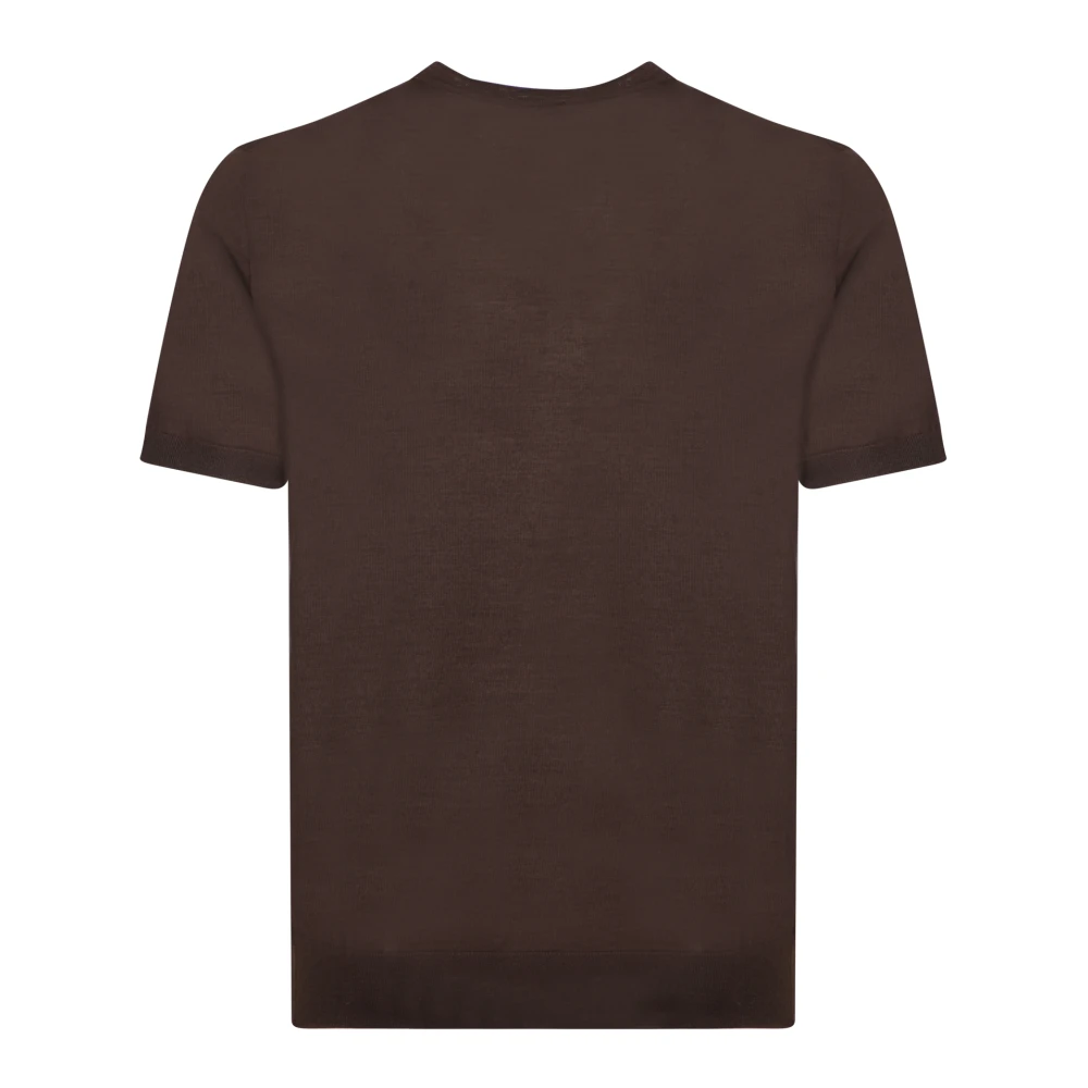 Daniele Fiesoli Luxe Bruine Gebreide Kleding Aw24 Brown Heren
