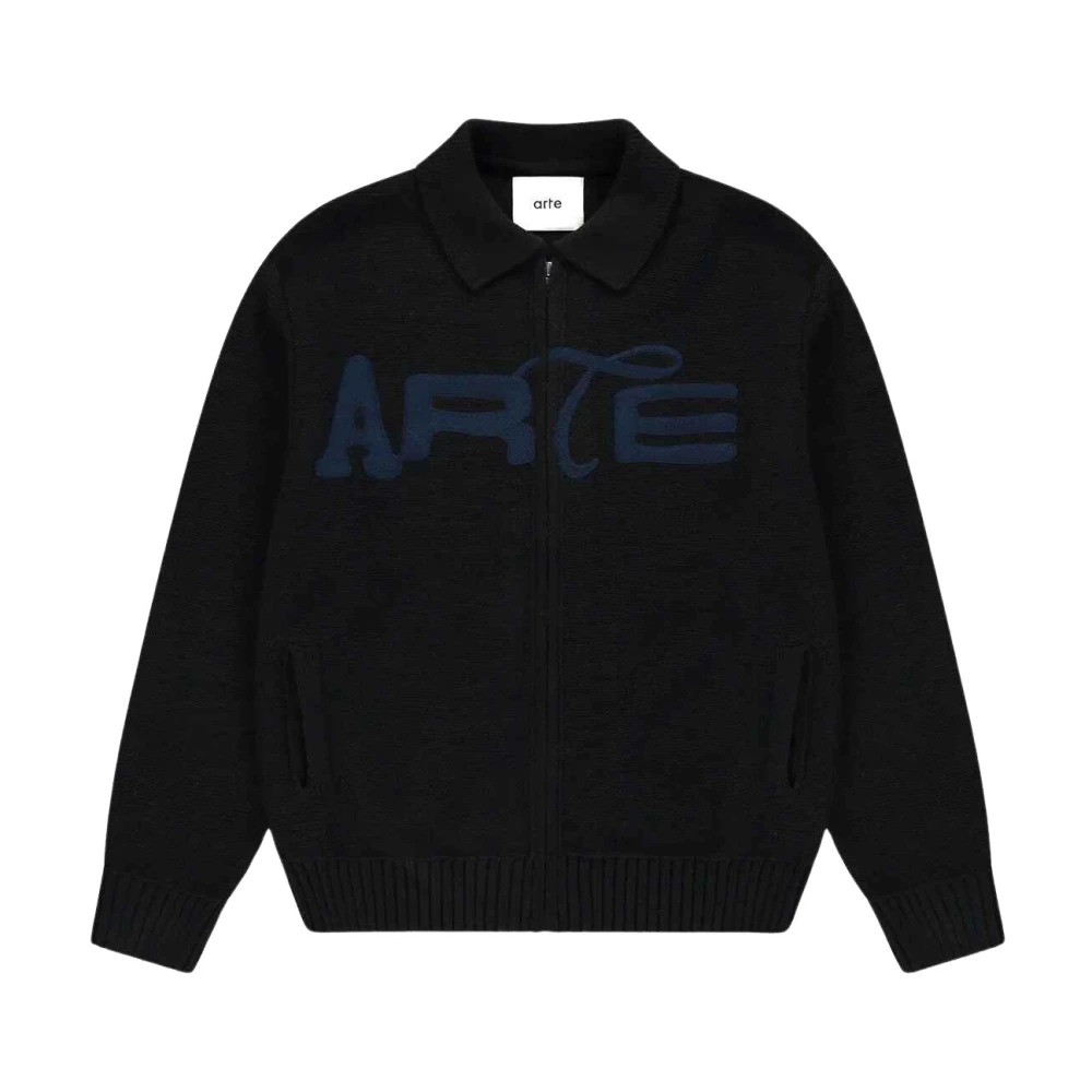 Arte Antwerp , Herren, Strickwaren, Schwarzk, Xl