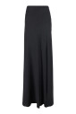 jupe-longue-en-melange-de-soie-noire
