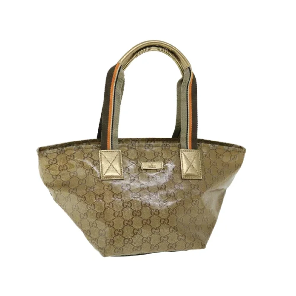 Gucci Vintage Pre-owned Coated canvas gucci-bags Yellow Dames