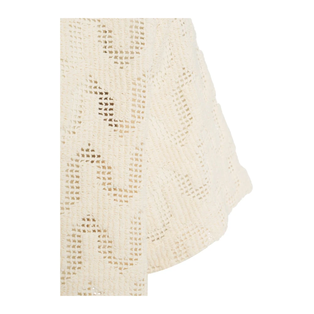 OAS Wit Gehaakt Overhemd Ss25 Beige Heren