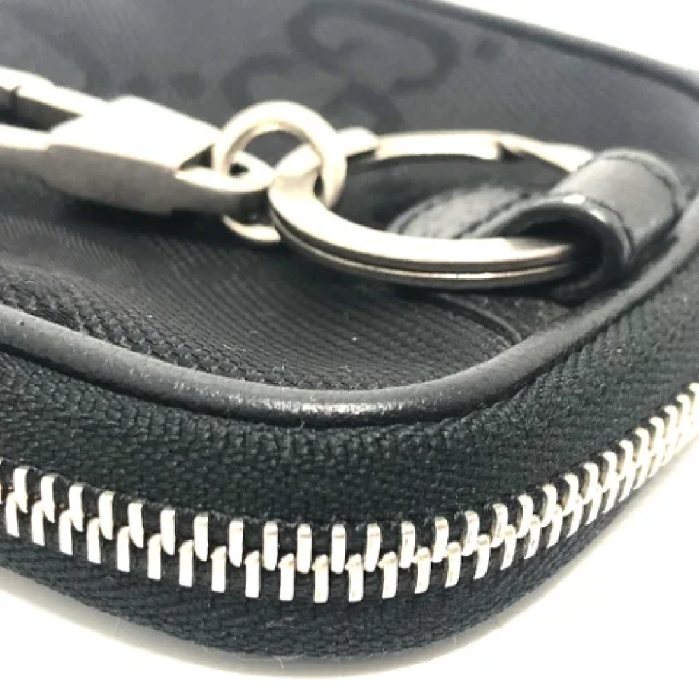 Gucci Vintage Pre-owned Leather wallets Black Heren