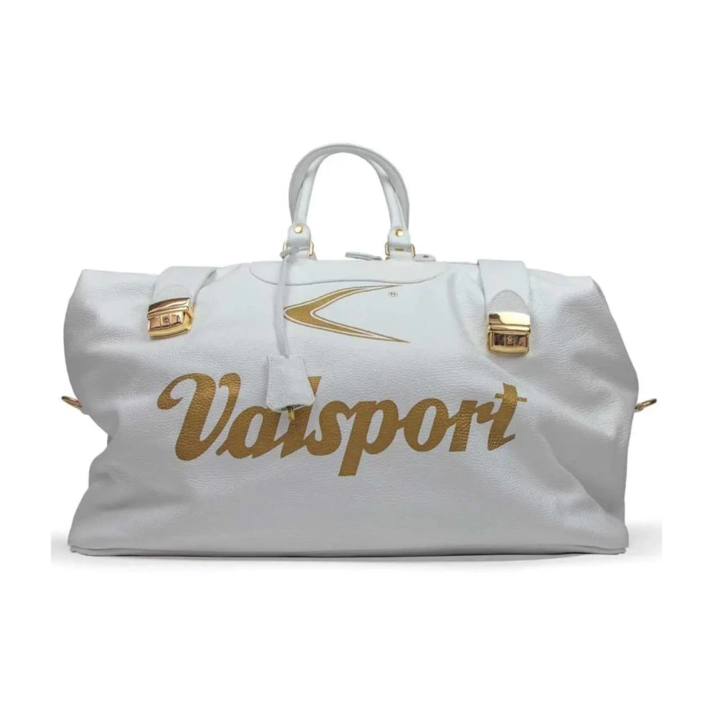 Valsport Unisex Bianco Travel Bag Medium Logo A - Immagine 2