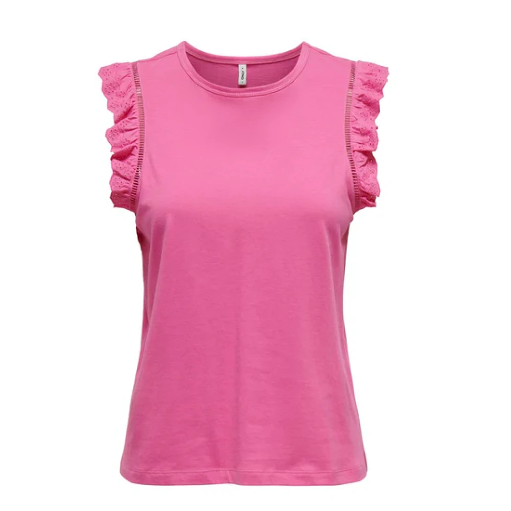 Only Mouwloze Top Pink Dames