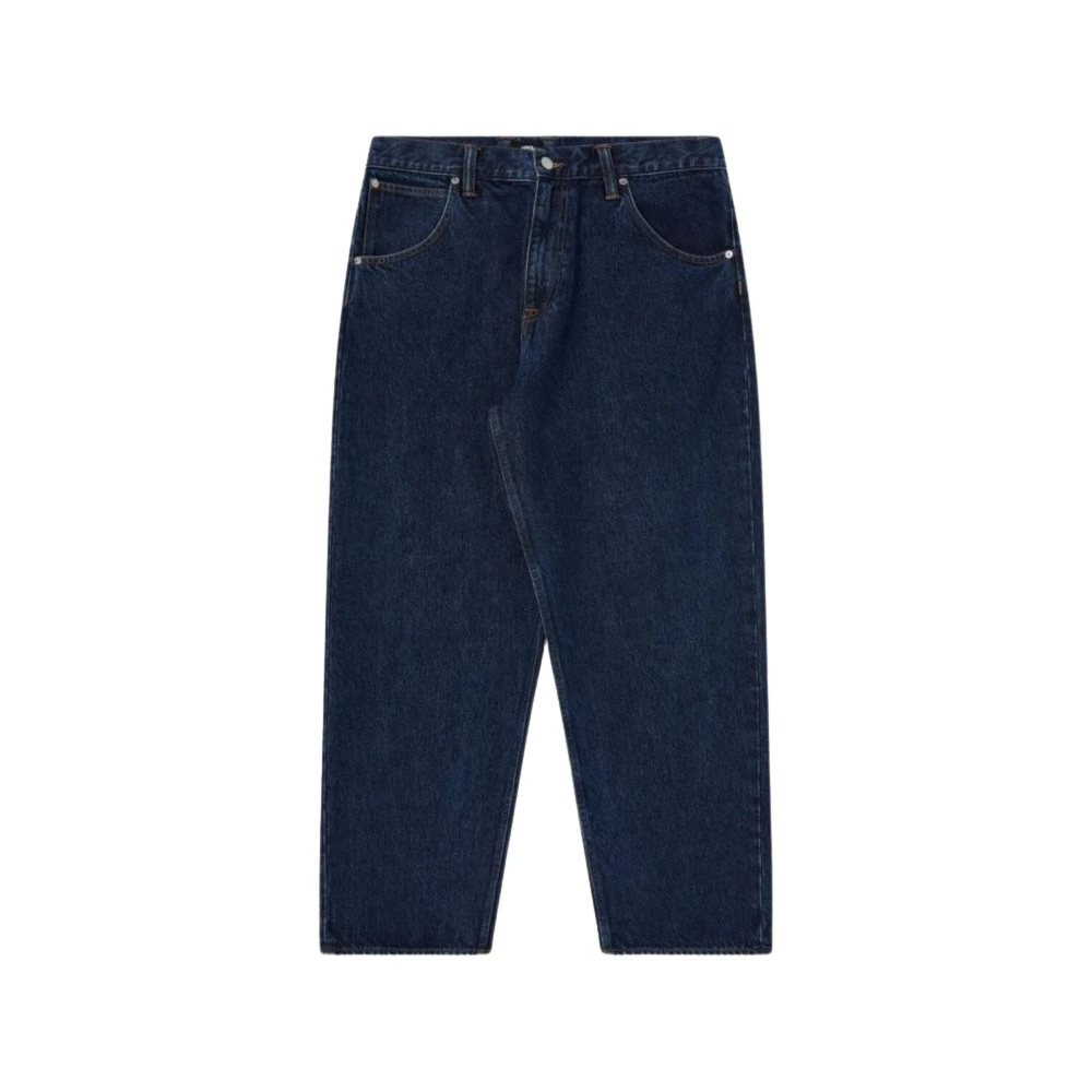 Edwin Men's Blue Straight Fit Jeans, W32, Dark Marble Wash Denim Trousers