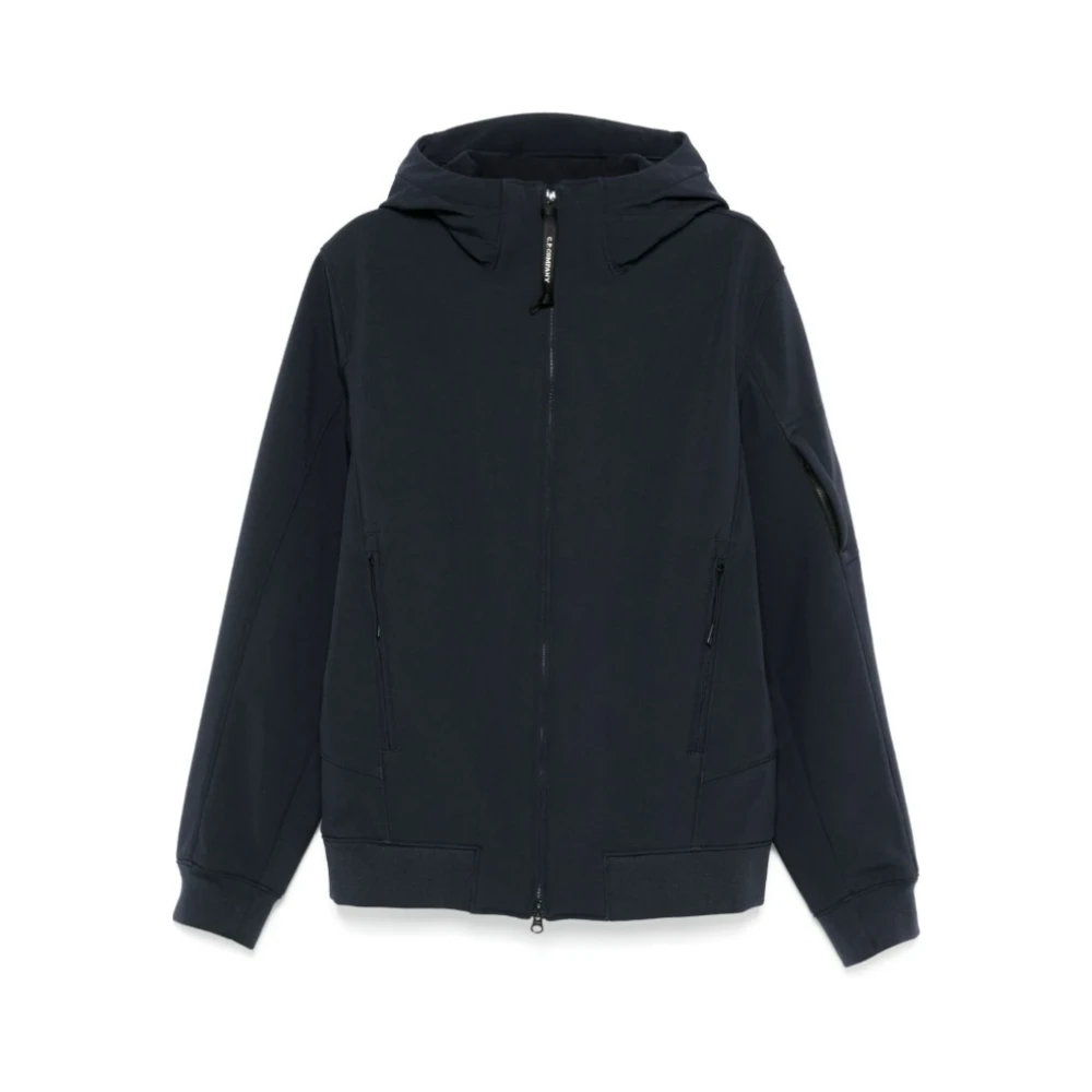 C.P. Company Blauwe Shell-R jas met capuchon Blue Heren