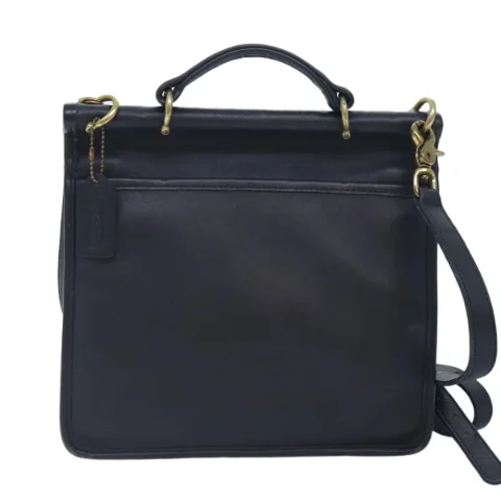 Coach Pre-owned Leather handbags Black Dames