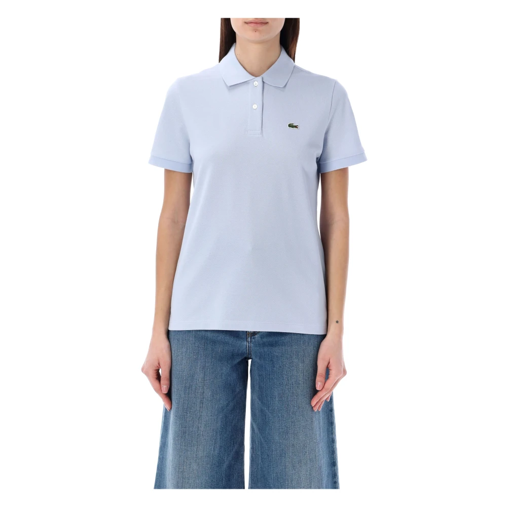 Lacoste Small Logo Polo Shirt Blue- Dames Blue