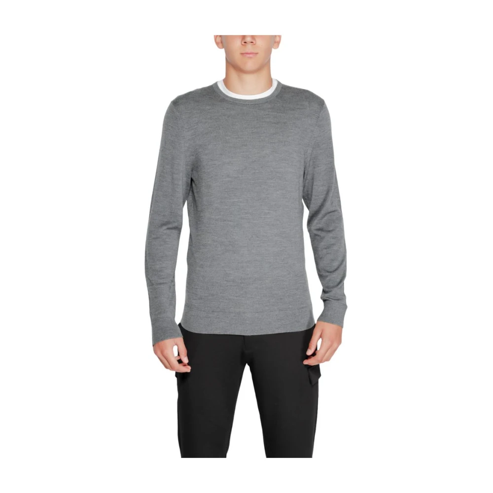 Calvin Klein Herren Grau Strickwaren, Xlgröße: