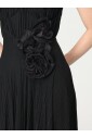 robe-maxi-metallique-bleue