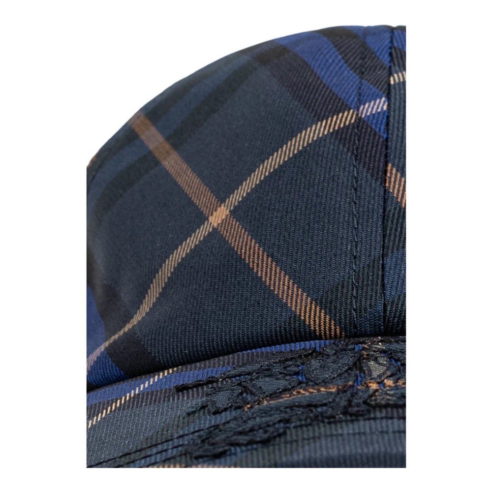 Burberry Baseballpet Blue Heren