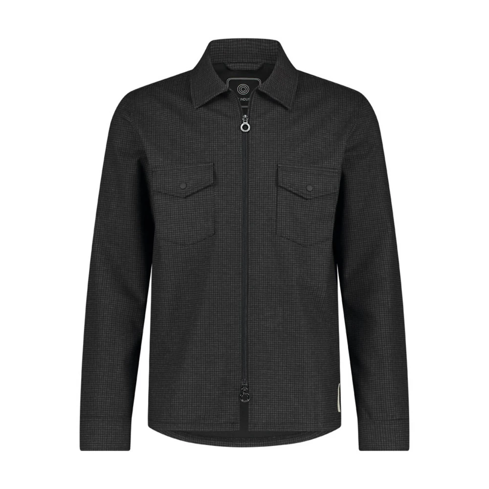 Blue Industry Stijlvolle Overshirt voor Mannen Gray Heren