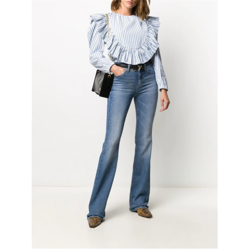 Liu Jo Flared Jeans van Blue Dames