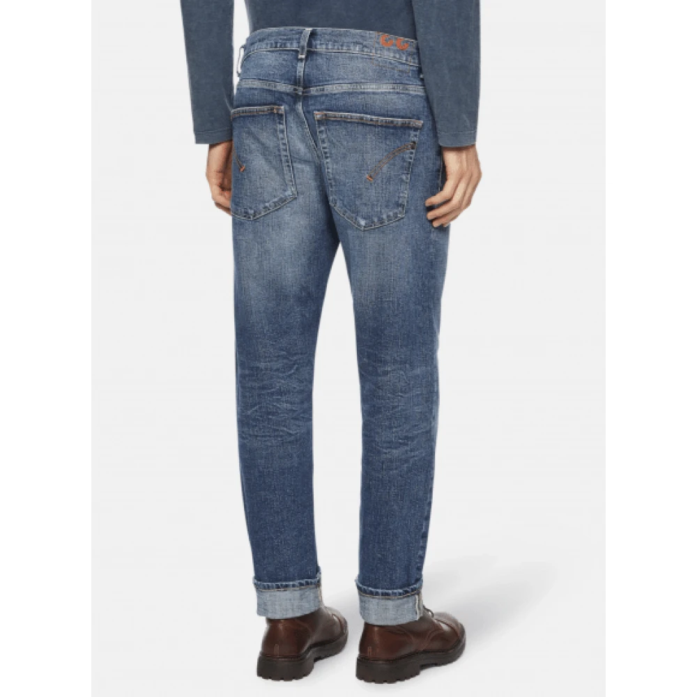 Dondup Paco Loose-Fit Stretch Denim Jeans Blue Heren