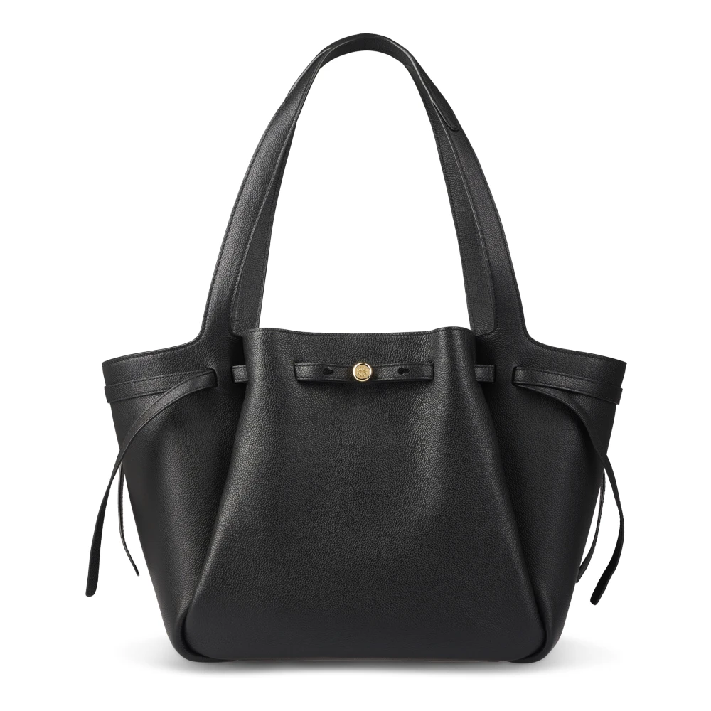 TORY BURCH Zwarte Pebbled Tote Tas Black Dames
