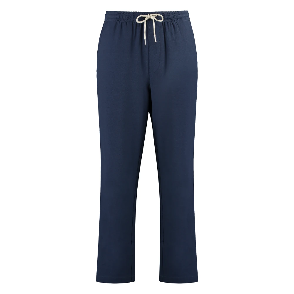 Department Five Katoenen blend broek met zakken Blue Heren