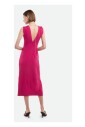 robe-fuchsia-a-col-v-et-chaine-bijou