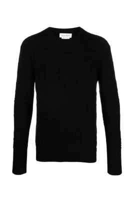 Skull Jacquard Cotton Jumper