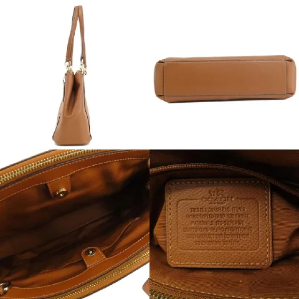 Coach Pre-owned Leather shoulder-bags Brown Dames