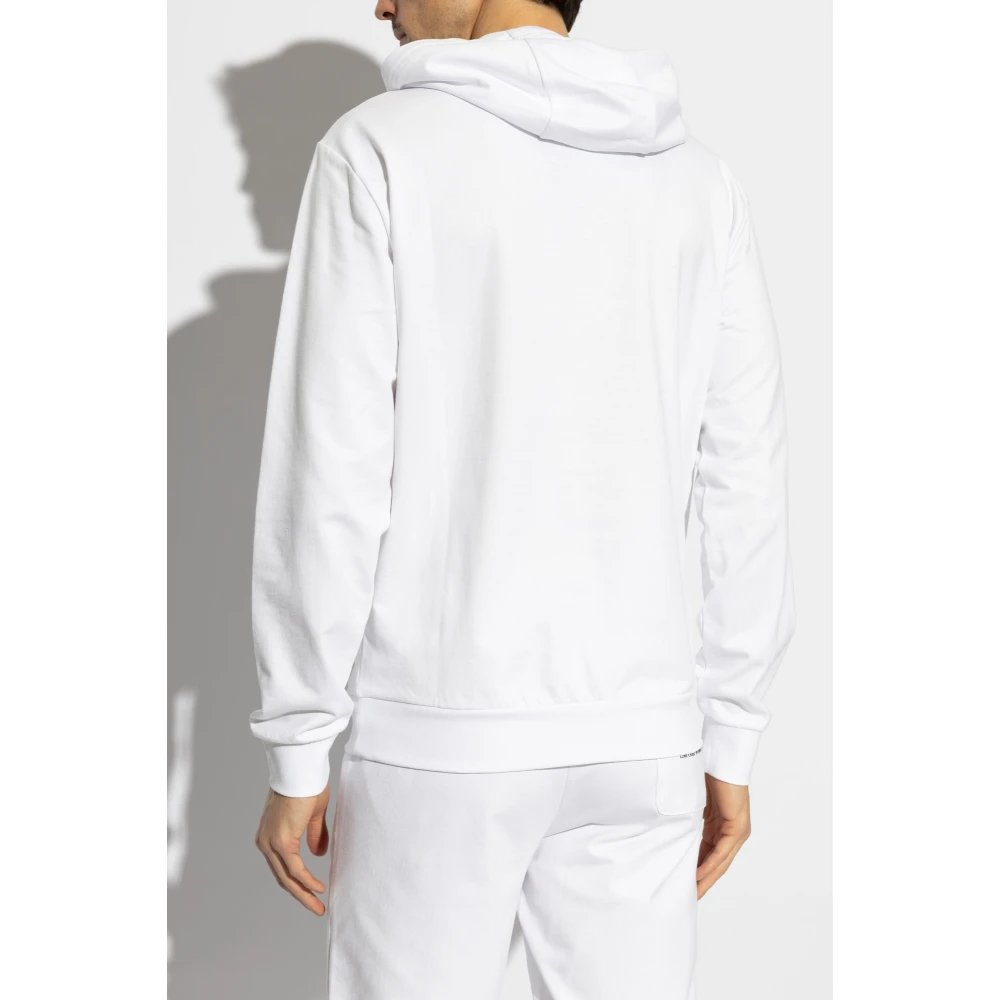 Emporio Armani EA7 Sweatshirt met logo White Heren