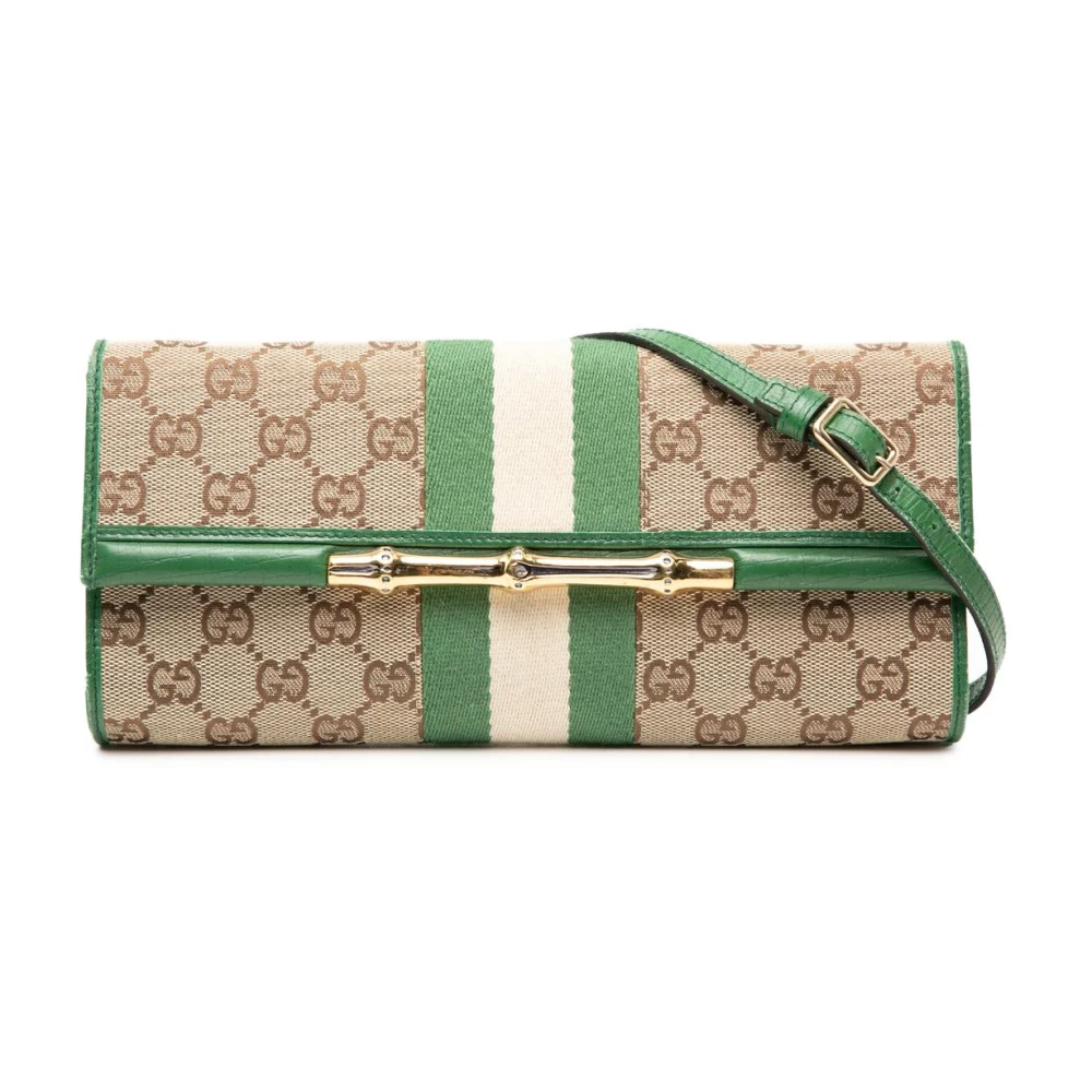 Gucci Vintage Women's Pre-Owned Printed Fabric Clutch