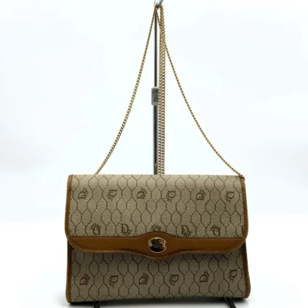 Dior Vintage Pre-owned Plastic dior-bags Beige Dames