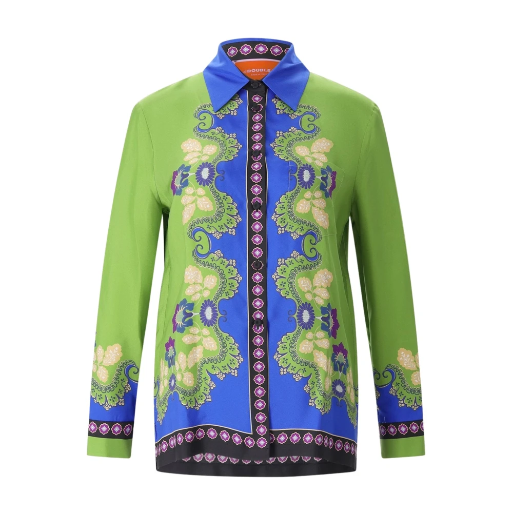 La Doublej Multicolor Shirts, Female, M, Plissé Boy Shirt